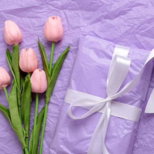 Бумага тишью 50х66см,10 лист. сиреневый