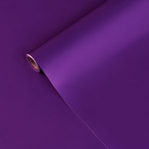 Упак. материал флористическая пленка "Монако" 65 мкр, 58 см х 10м, фиолетовый