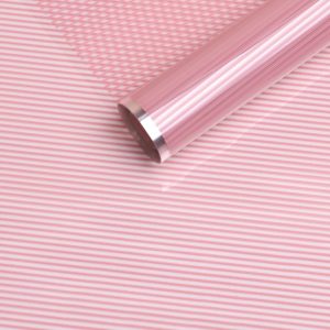 Пленка цветная Плиссе 70см розовый пыльный