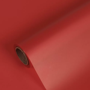 Упак. материал флористическая пленка "Vogue" 50 мкр, 60 см х 10м, красный