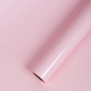 Упаковочный материал Лаковая пленка, 65 мкр, 58 см х 10 м, розовый