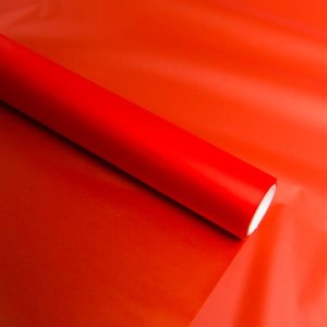 Пленка матовая на втулке 60см*10м, красный, Идеал