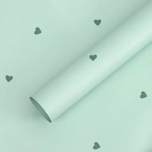 Упак. материал флористическая пленка "Валентинка", 58 см x 10 м, 65 мкр. тиффани