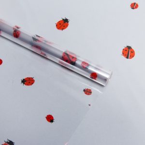 Пленка цветная Божьи коровки 70см Идеал