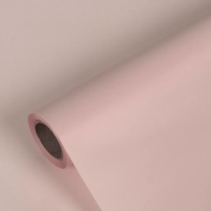 Упак. материал флористическая пленка "Vogue" 50 мкр, 60 см х 10м, розовый