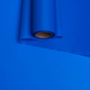 Пленка матовая на втулке 60см*10м, синий классик, Идеал