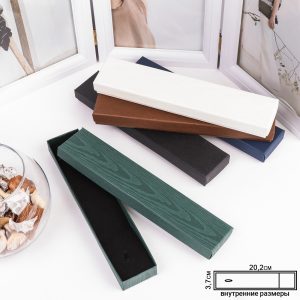 Коробочка подарочная под браслет/цепочку/часы "Дерево", 21*4 (размер полезной части 20,2х3,7см), цве