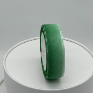 Лента органза (градиент) 25мм*25ярд, зелено-белый (HN 2022)