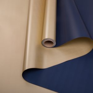 Пленка матовая 65мкм 58см х 10м Золото синий темный