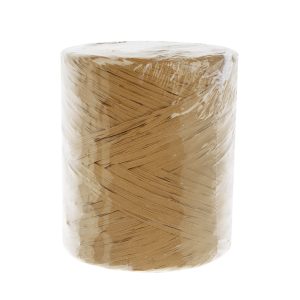 Раффия искусственная 10ммх200м, коричневый 6232