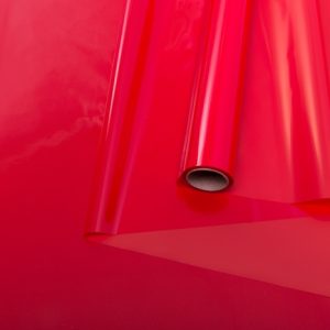 Пленка матовый Лак двухсторонняя, 70см*10м, красный
