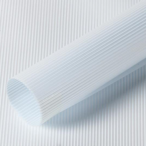 Пленка матовая "Нежные полосы", 50мкр., 58см*10м, небесно-голубой