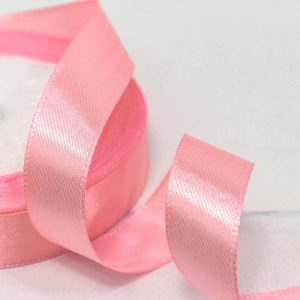 Набор 10 штук Лента атласная, 25мм*25ярд. розовый