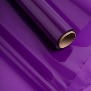 Пленка цветная 45 мкм 58см х 10м гласс фиолетовый