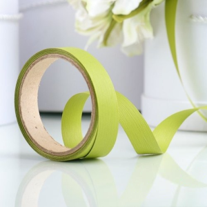 Лента Аспидистра 3см*10м оливковая