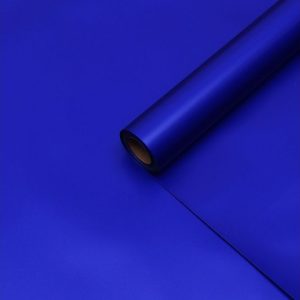 Упак. Материал Матовая пленка "The BEST" 50 см x 10 м, цв. сапфировый MC-61