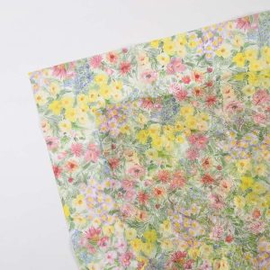 Упаковочный материал ТИШЬЮ "Цветочный луг", 50 см х 70 см, 20 листов/упак., принт 4