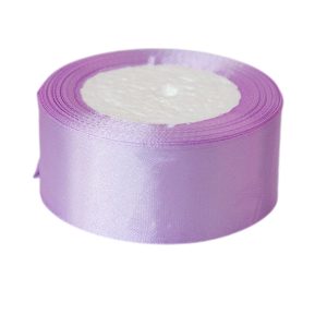 Лента атласная,38mmx25yards, цв.сиреневый