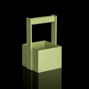 Ящик с ручкой 125*125*230мм, №3, Pistachio green