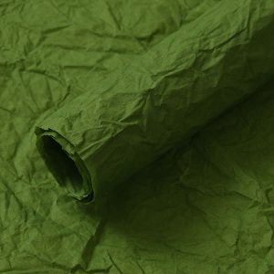 Водоотталкивающая жатая бумага 52см*53см, 5 шт/уп, 60 грамм, цв. зеленый