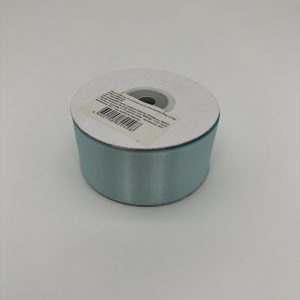 Лента атласная "Элит", на катушке (картон), односторонняя, 38 мм х 25 ярд, небесн.бирюз