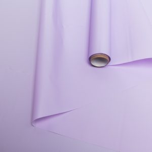 Пленка матовая на втулке 60см*10м, сиреневый жемчужный, Идеал