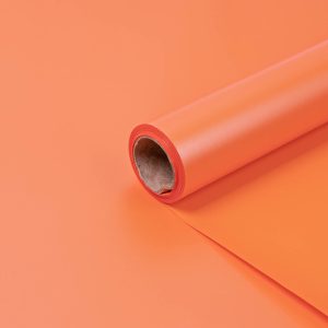 Пленка матовая "Перламутровая" Оранжевая 58см*10м 16 т.м.30