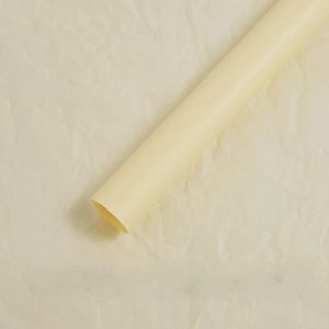 Упак. материал флористическая пленка "Водонепроницаемый тишью", 20 мкр, 58 см х 10 м, кремовый