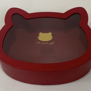 Коробка с крышкой "Сладкий подарок" 27x22,5x7,5 см, красный