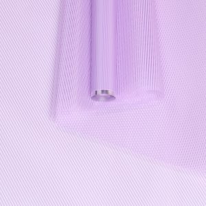 Пленка цветная Плиссе 70см сиреневый светлый