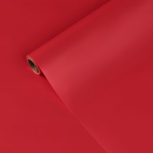 Упак. материал флористическая пленка "Монако" 65 мкр, 58 см х 10м, алый