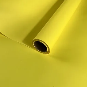 Упак. Материал Матовая пленка "The BEST" 50 см x 10 м, цв. Желток