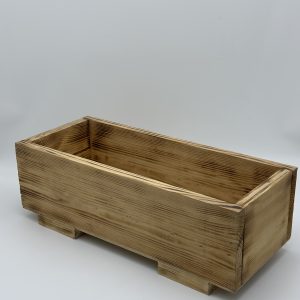 Кашпо дерево 50*20*Н14см обожженный, Лис.