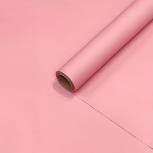 Упак. Материал Матовая пленка "The BEST" 50 см x 10 м, цв. коралловый MC-04