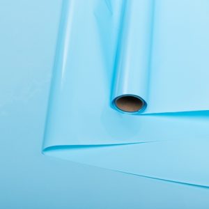 Пленка матовый Лак двухсторонняя 70см х 10м голубой