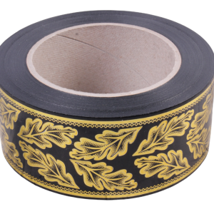 Лента с з/п Дубовый лист 5см*50ярд