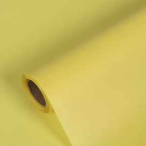 Упак. материал флористическая пленка "Vogue" 50 мкр, 60 см х 10м, желтый