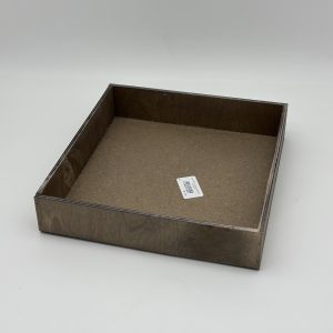 Бокс 25*25*5см., фанера, квадрат без перегородки