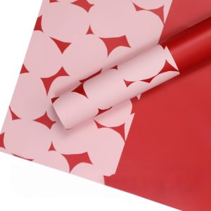 Упак. материал флористическая пленка "Монпансье", 65 мкр, 58 см х 10 м,красный