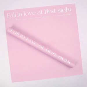 Упак. материал флористическая пленка "FALL IN LOVE", 65 мкр, 58 см х 10 м, королевский розовый