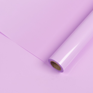 Упаковочный материал Лаковая пленка, 65 мкр, 58 см х 10 м, сиреневый