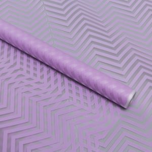 Пленка матовая Зигзаг 70см*10м., сиреневый