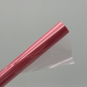 Пленка прозрачная одноцветная 60см*10м, Хрусталь розовый 1414