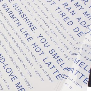 SALE Набор дизайнерской бумаги "Буквы", 55*55см., 10шт, белый-черный