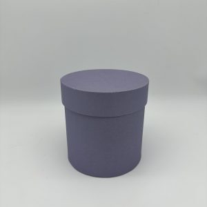 Коробки круглые матовые 22*22см, сиреневый