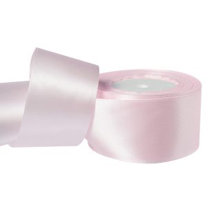 Лента атласная,50mmx25yards, цв. нежно-розовый