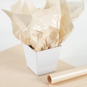 Бумага тишью Влагостойкая "Перламутр" 48*68см Латте-10 20 листов т.м.200