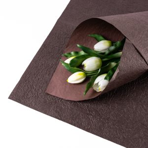 Бумага Крепированная 58*56см Шоколадный 14 5шт/уп