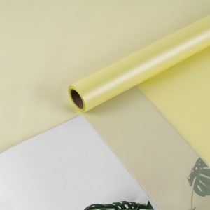 Пленка матовая "Кристальный шелк" 58см*10м Зеленое яблоко-01 т.м.30