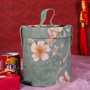 Коробка подарочная 16,4*16,4*18,2, зеленый 7966